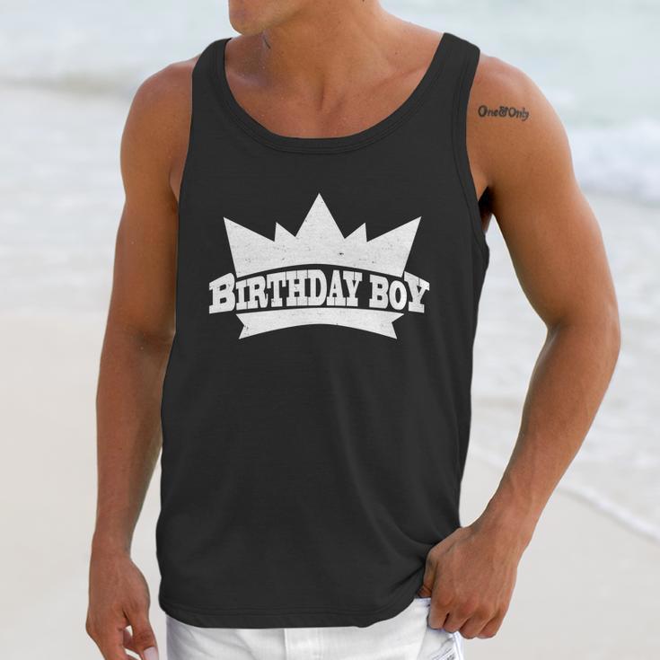 Birthday Boy Crown Classic Logo Unisex Tank Top Gifts for Her