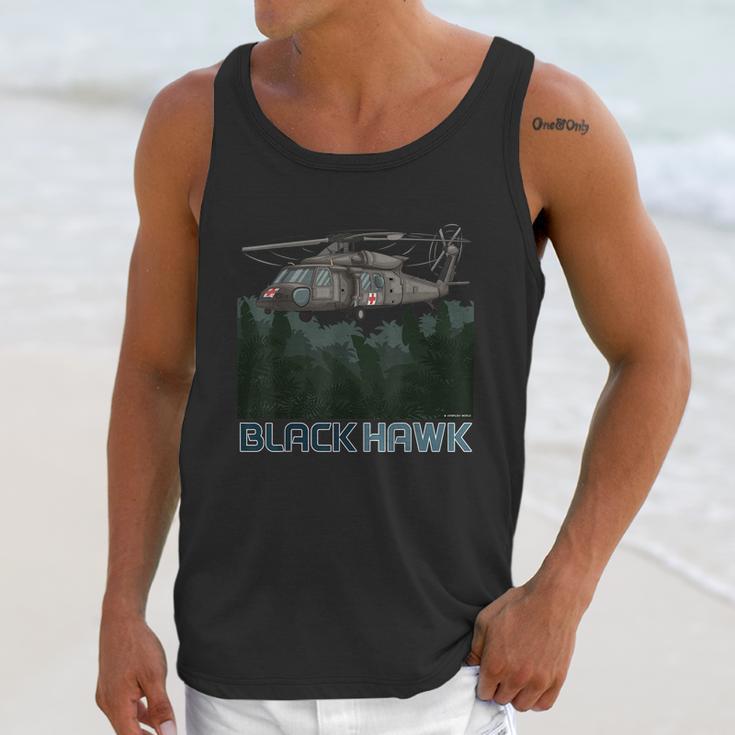 Black Hawk Helicopter Military Armed Forces Novelty Unisex Tank Top Gifts for Her