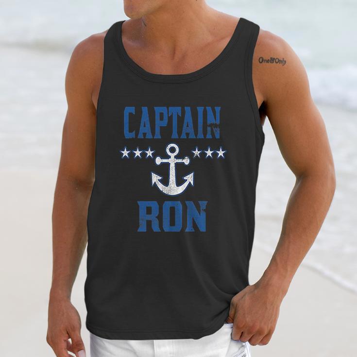 Boat Captain Ron Custom Family Cruise Or Boat Lovers Gift Unisex Tank Top Gifts for Her