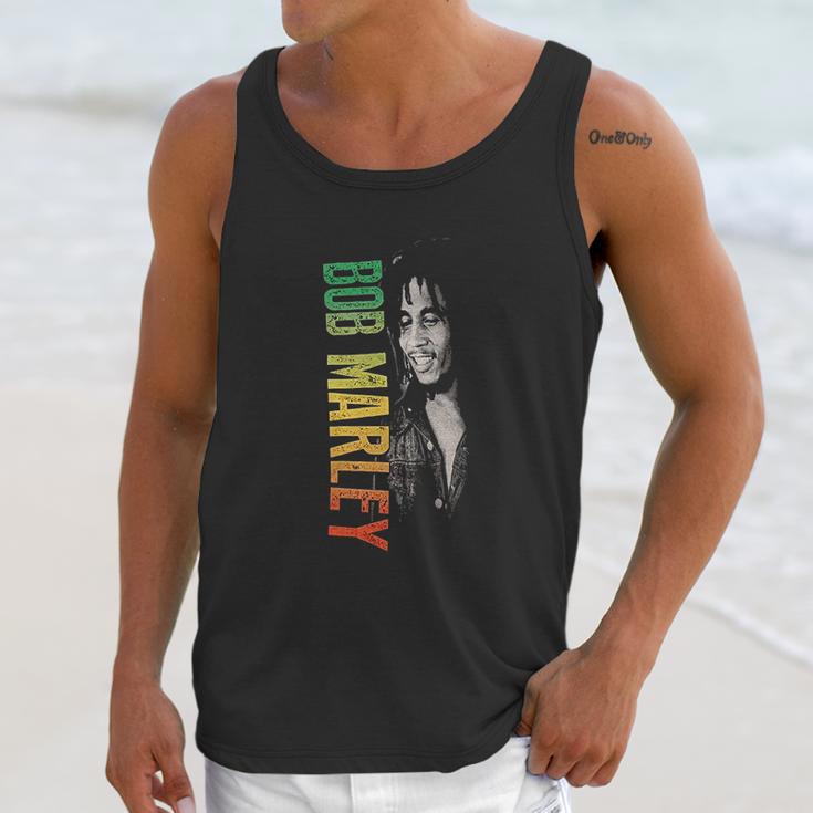 Bob Marley Marley Smile Gardient Unisex Tank Top Gifts for Her