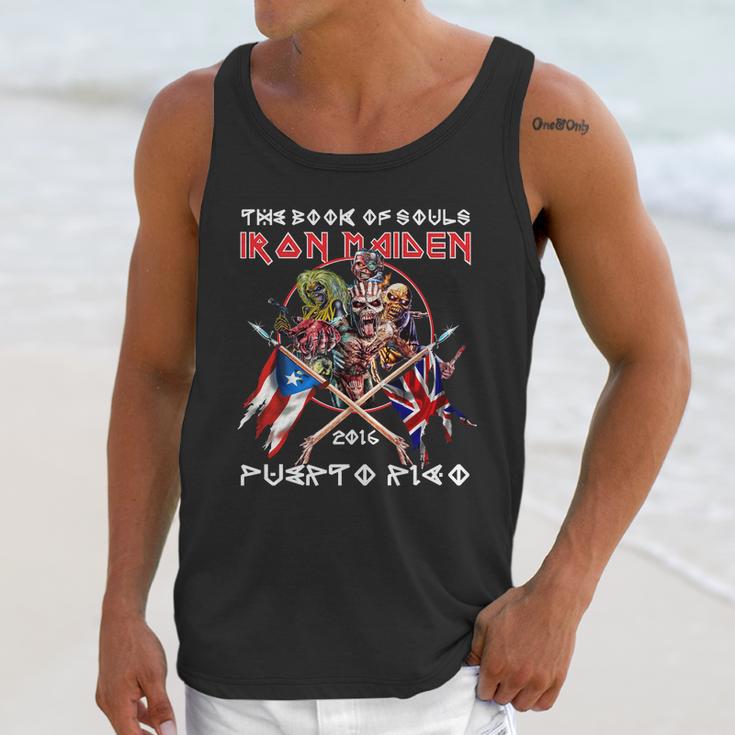 The Book Of Souls Iron Maiden 2016 Puerto RicoShirt Unisex Tank Top Gifts for Her