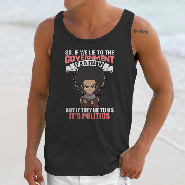 The Boondocks Shirts - Its Politics Unisex Tank Top Gifts for Her