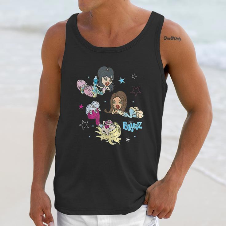 Bratz Group Shot Slumber Party Unisex Tank Top Gifts for Her