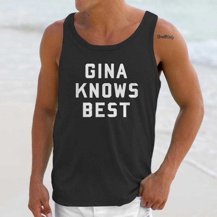 Brooklyn Nine Nine Gina Knows Best Unisex Tank Top Gifts for Her