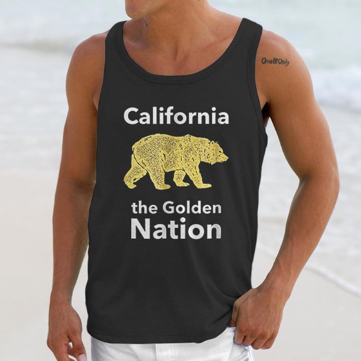 California Golden Nation Unisex Tank Top Gifts for Her