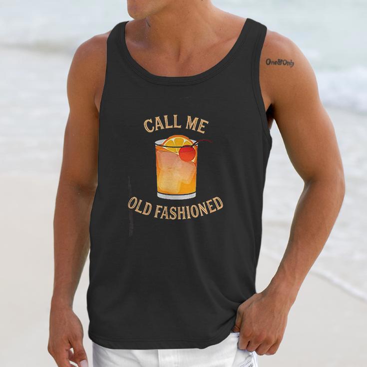 Call Me Old Fashioned Bartender Classic Cocktail Mixologist Unisex Tank Top Gifts for Her