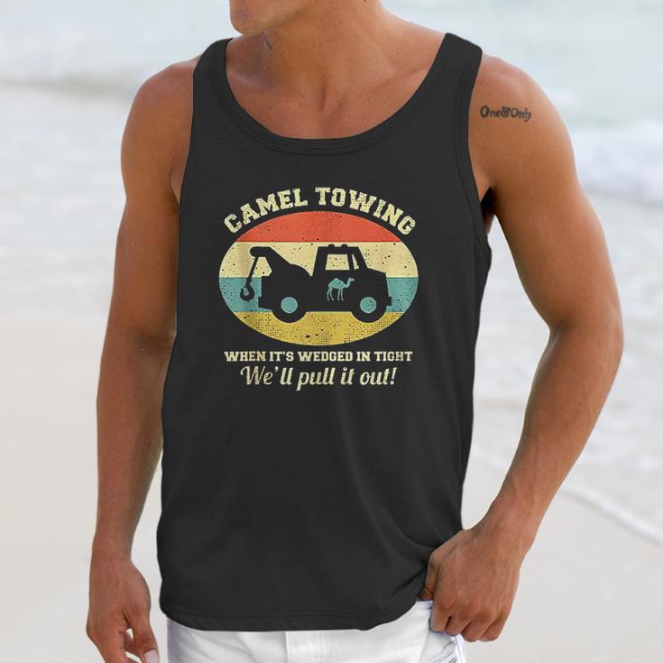 Camel Towing Retro Unisex Tank Top Gifts for Her