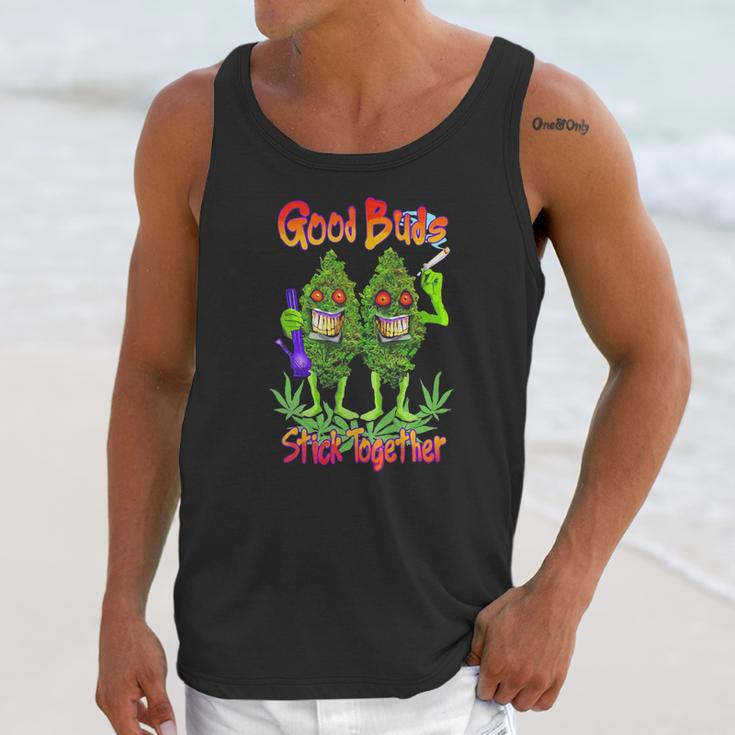 Cannabis Good Buds Stick Together Weed Shirt Unisex Tank Top Gifts for Her