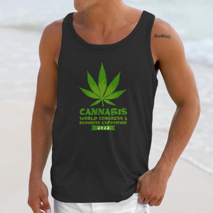 Cannabis World Congress Graphic Design Printed Casual Daily Basic Unisex Tank Top Gifts for Her