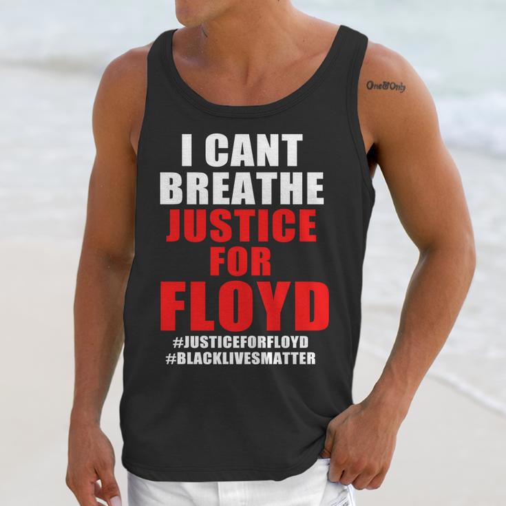 I Cant Breathe Justice For Floyd Unisex Tank Top Gifts for Her