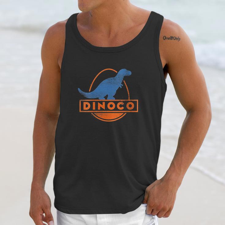 Cars Iconic Dinoco Dinosaur Logo Unisex Tank Top Gifts for Her