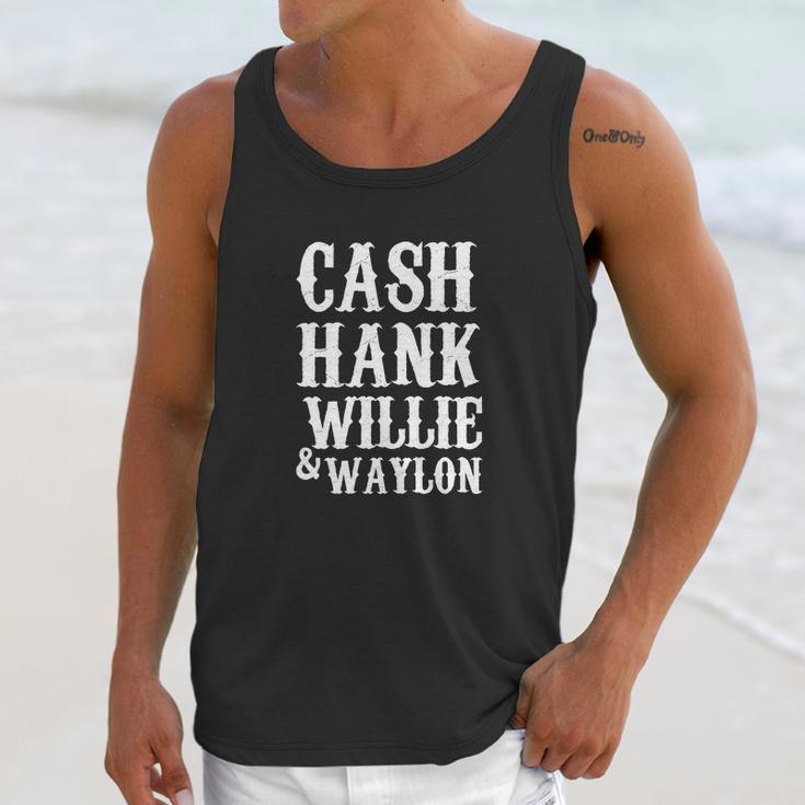 Cash Hank Willie WaylonShirt Unisex Tank Top Gifts for Her