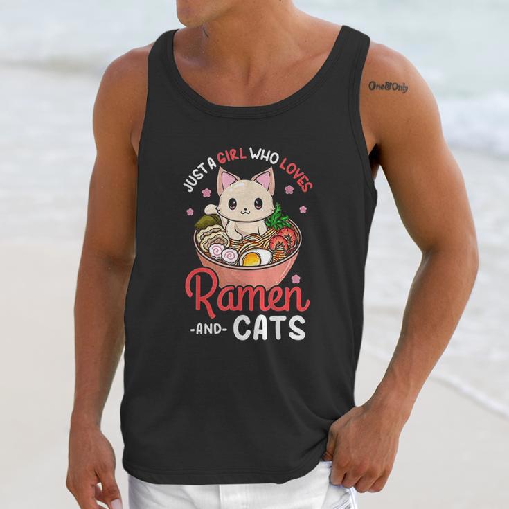 Cat Neko Anime Kawaii Unisex Tank Top Gifts for Her