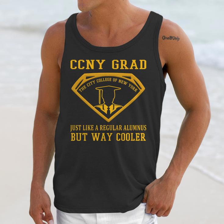 Ccny Grad Just Like A Regular Alumnus But Way Cooler Unisex Tank Top Gifts for Her