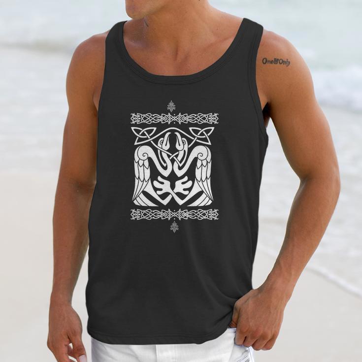 Celtic Heron Unisex Tank Top Gifts for Her