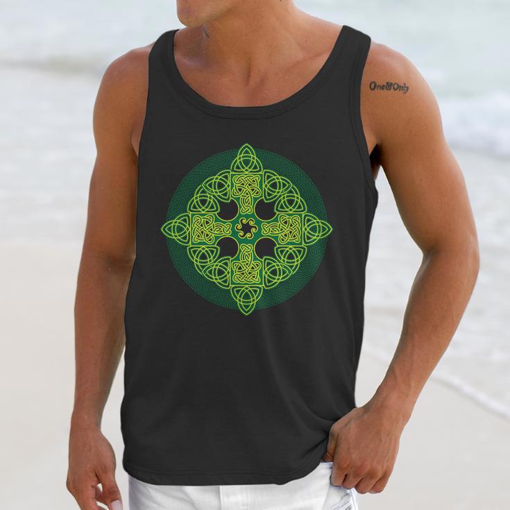 Celtic Knot Cross St Patricks Day Unisex Tank Top Gifts for Her