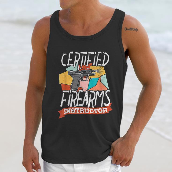 Certified Firearm Instructor Unisex Tank Top Gifts for Her