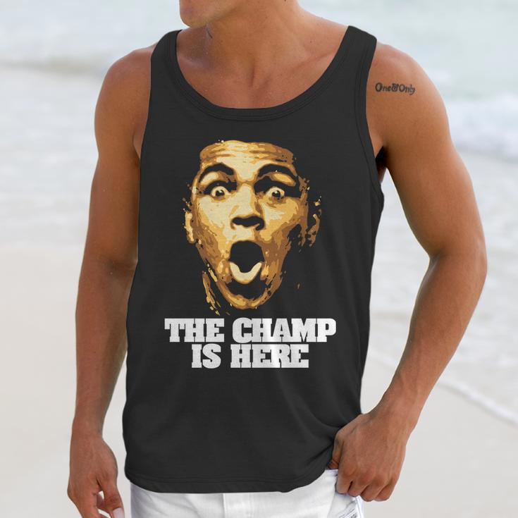 The Champ Is Here Muhammad Ali Unisex Tank Top Gifts for Her