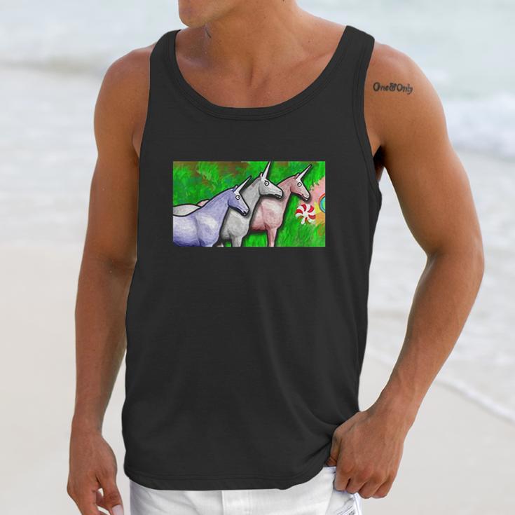 Charlie The Unicorn Unisex Tank Top Gifts for Her