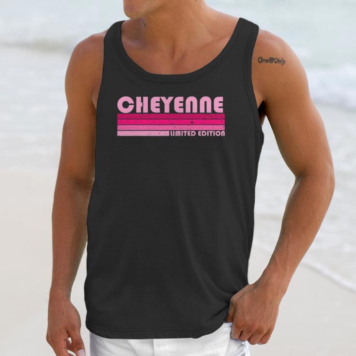 Cheyenne Name Personalized Retro Vintage 80S 90S Birthday Unisex Tank Top Gifts for Her