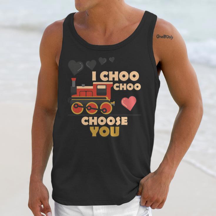 I Choo Choo Choose You Valentines Day Gift Unisex Tank Top Gifts for Her