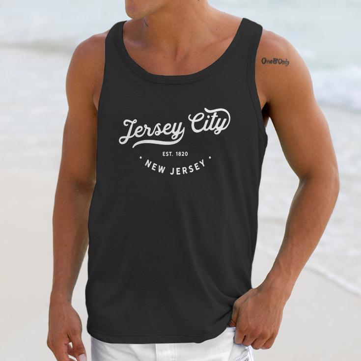 Classic Retro Vintage Jersey City New Jersey Unisex Tank Top Gifts for Her