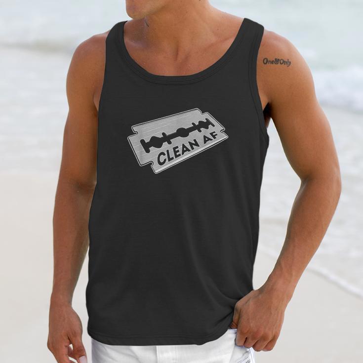 Clean Af Razor Blade Barber Unisex Tank Top Gifts for Her