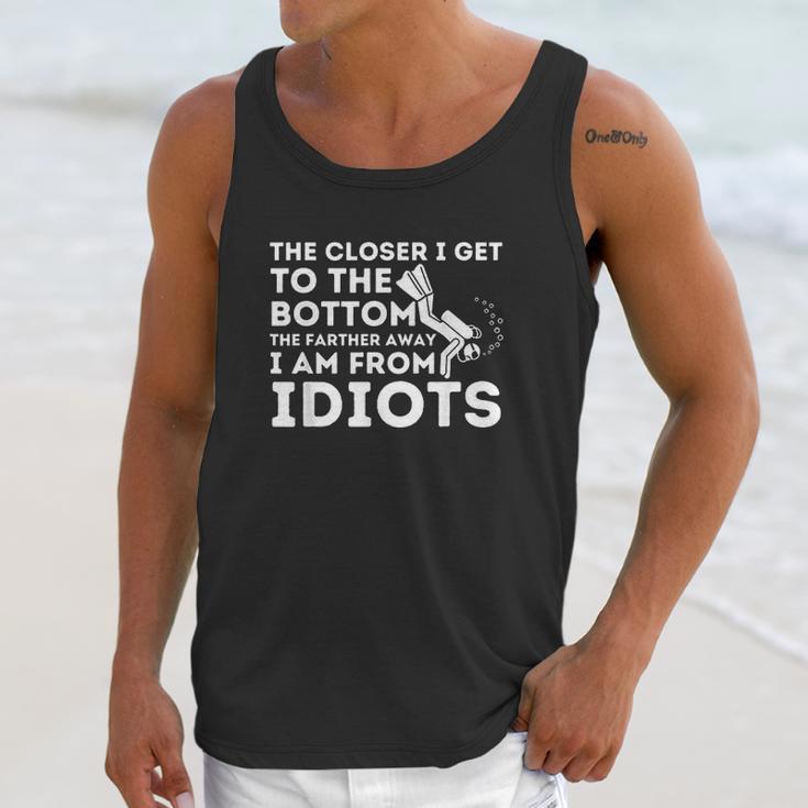 The Closer I Get To The Bottom Unisex Tank Top Gifts for Her