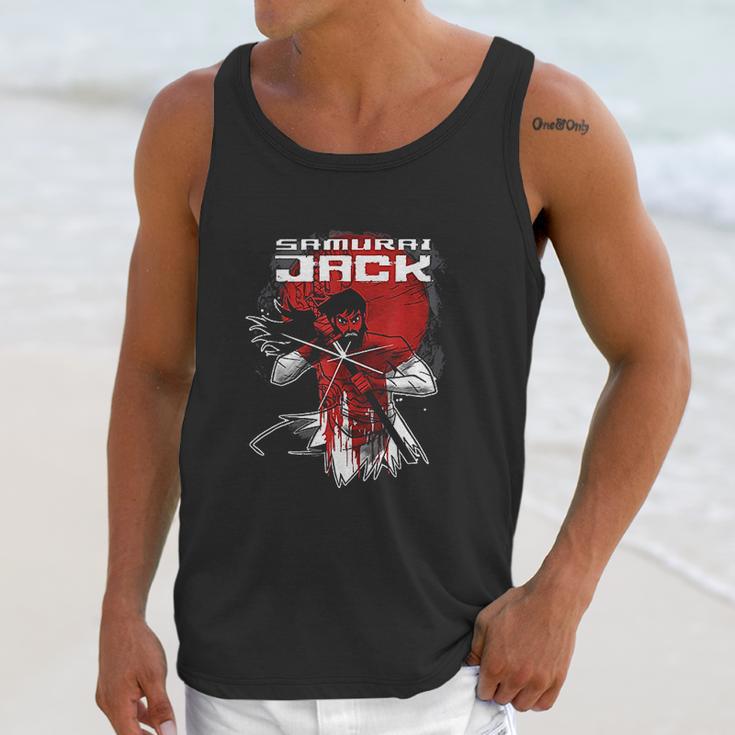 Cn Samurai Jack Red Sun Portrait Unisex Tank Top Gifts for Her