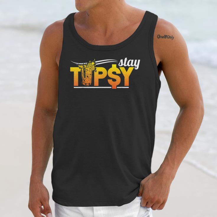 Cocktail Mixologist Barman Stay Tipsy Unisex Tank Top Gifts for Her