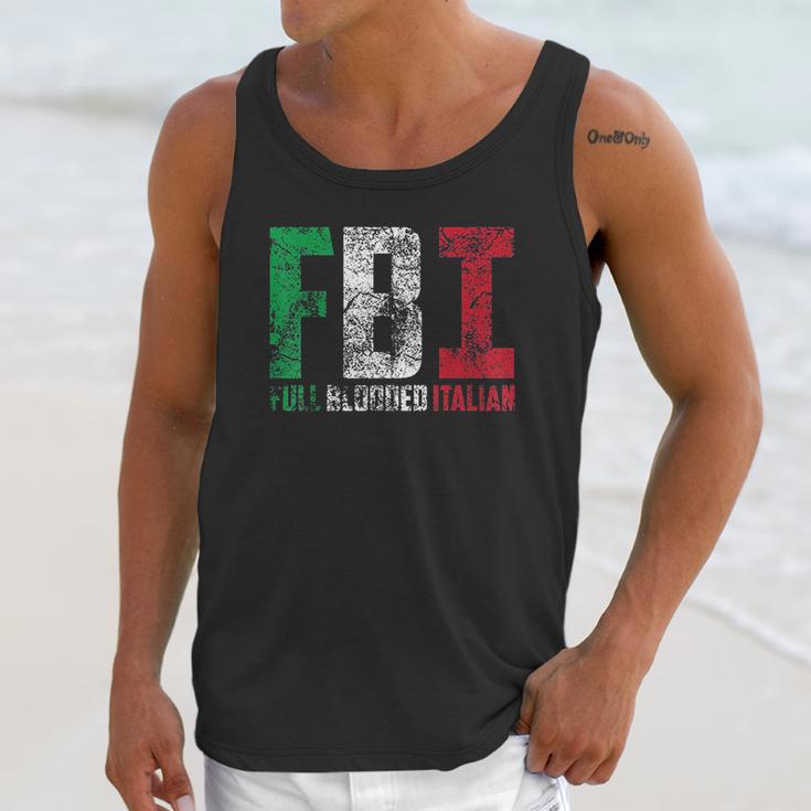 Cool Fbi Full Blooded Italian Unisex Tank Top Gifts for Her