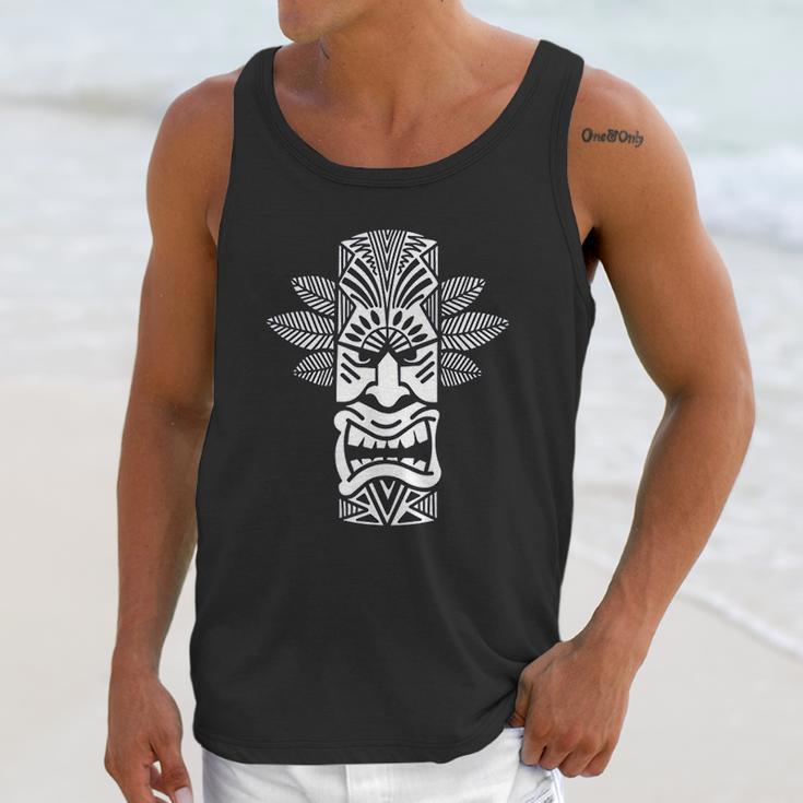 Cool Luau Party Polynesian Tiki Head Unisex Tank Top Gifts for Her