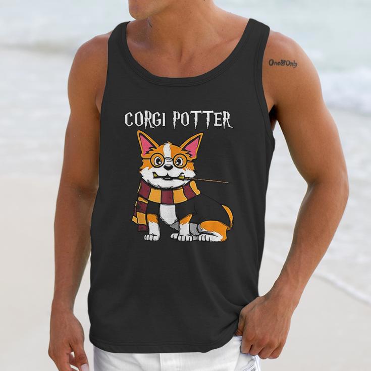 Corgi Potter Gift For Corgi Lovers Funny Pawter Dog Unisex Tank Top Gifts for Her