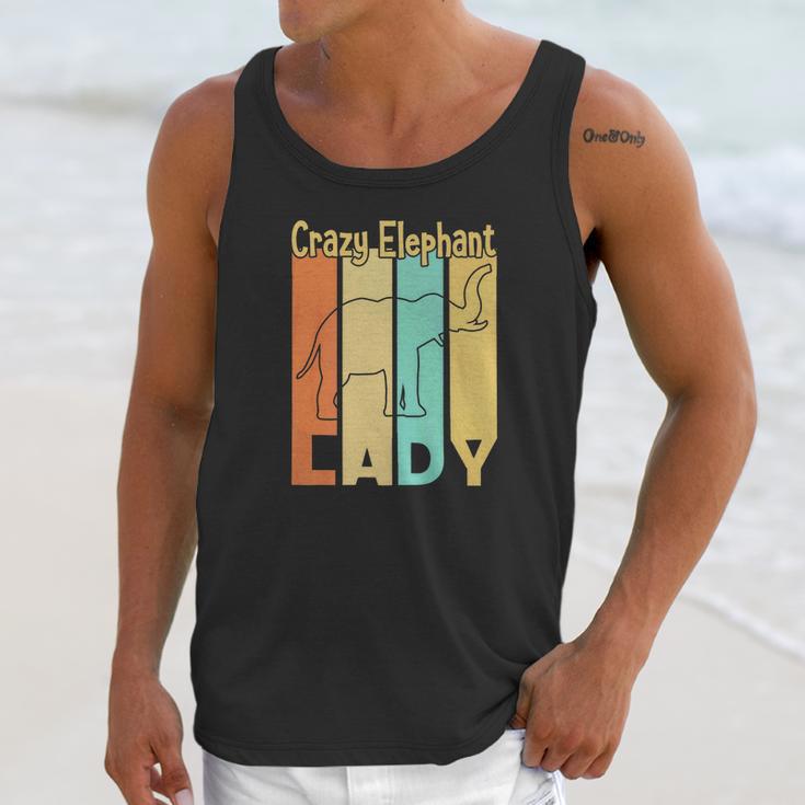 Crazy Elephant Lady 2 Unisex Tank Top Gifts for Her