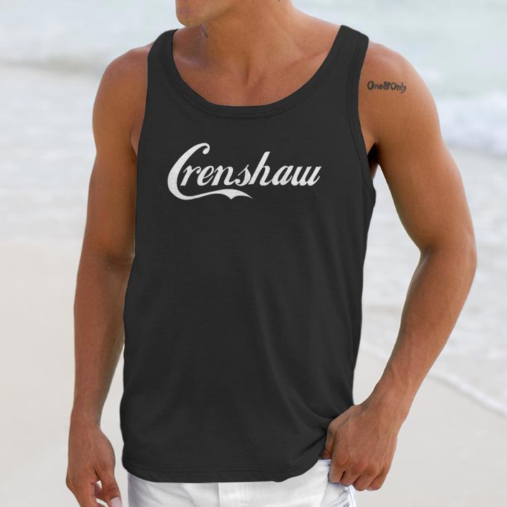 Crenshaw Simple White Text Design Unisex Tank Top Gifts for Her