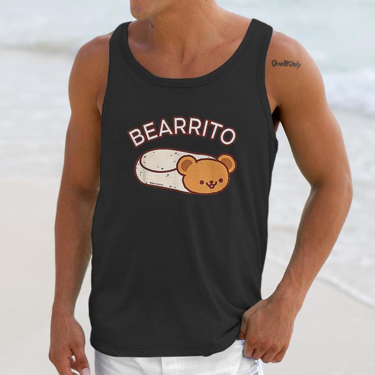 Cute Bearrito Bear Burrito Unisex Tank Top Gifts for Her