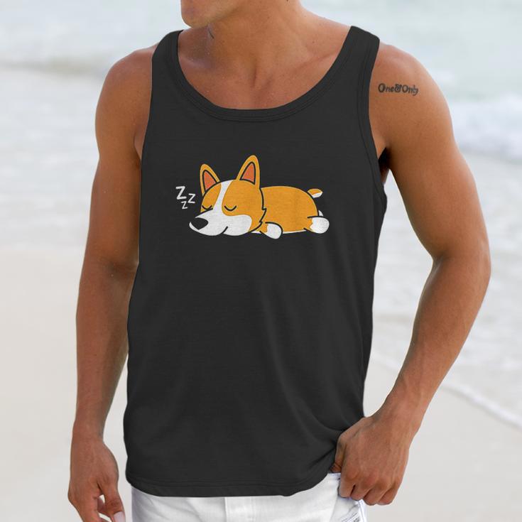 Cute Gift For Welsh Corgi Dog Lovers Nope Lazy Corgi Unisex Tank Top Gifts for Her