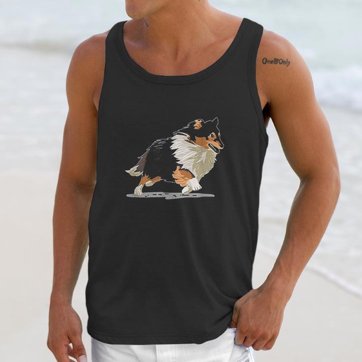 Cute Sheltie Shetland Sheepdog Unisex Tank Top Gifts for Her