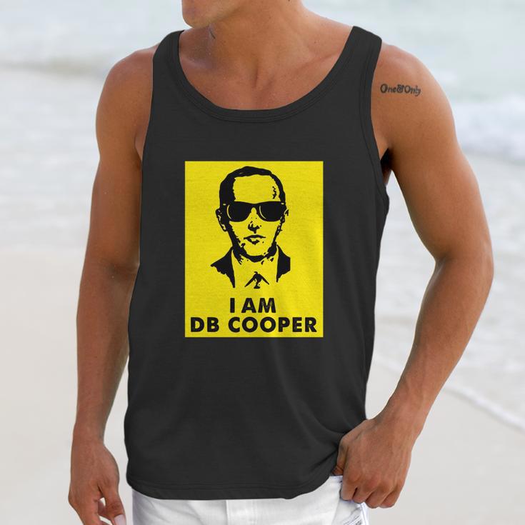 I Am D B Cooper Robber Thief Parachute Funny Unisex Tank Top Gifts for Her