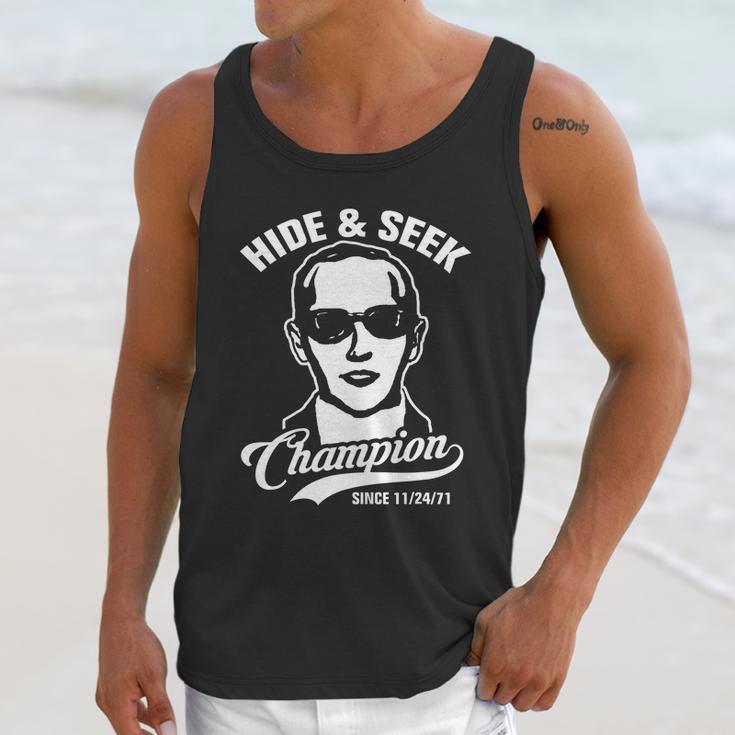 D B Cooper Robber Thief Parachute Hike And Seek Champion Since Unisex Tank Top Gifts for Her