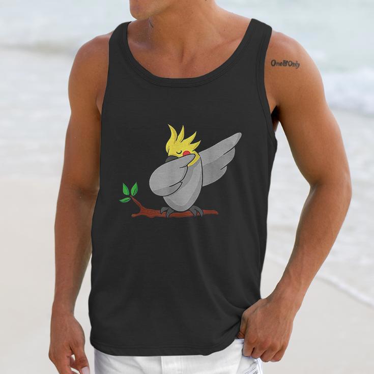 Dabbing Cockatiel Funny Dab Gift Hip Hop Dance Unisex Tank Top Gifts for Her