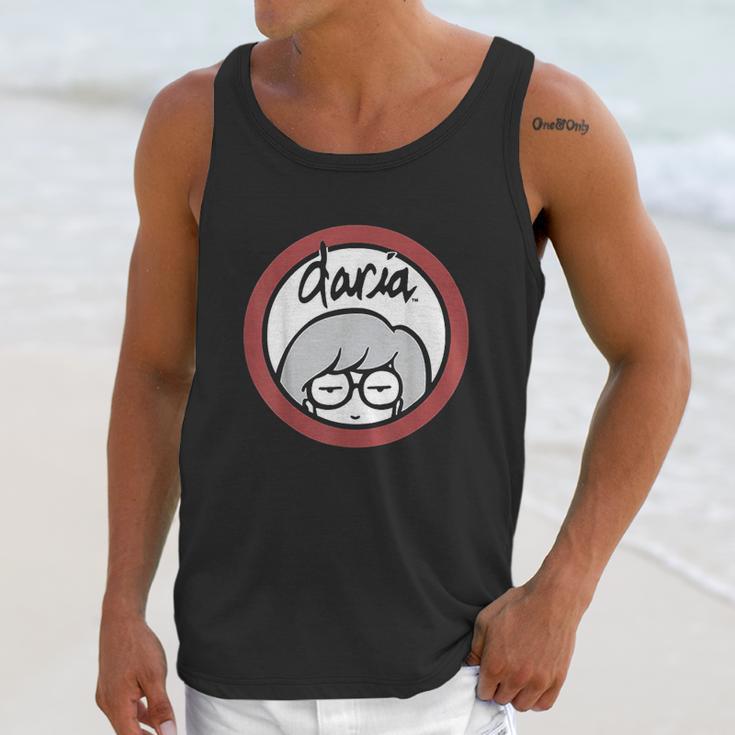 Daria Classic Red Outline Unisex Tank Top Gifts for Her