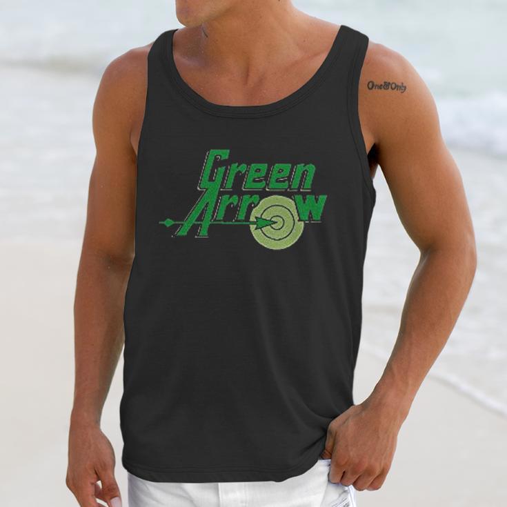 Dc Comics Green Text Logo Unisex Tank Top Gifts for Her