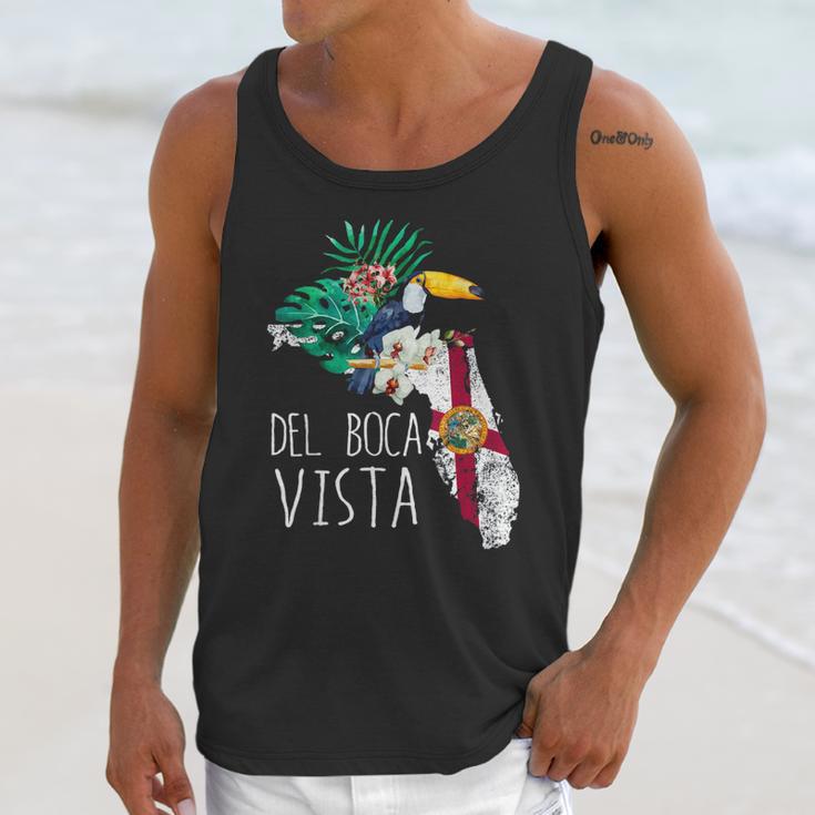 Del Boca Vista Florida Tropical Unisex Tank Top Gifts for Her