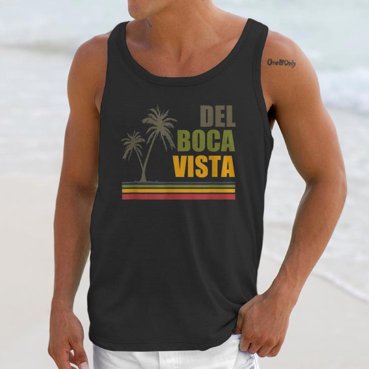 Del Boca Vista Ocean Retro Unisex Tank Top Gifts for Her