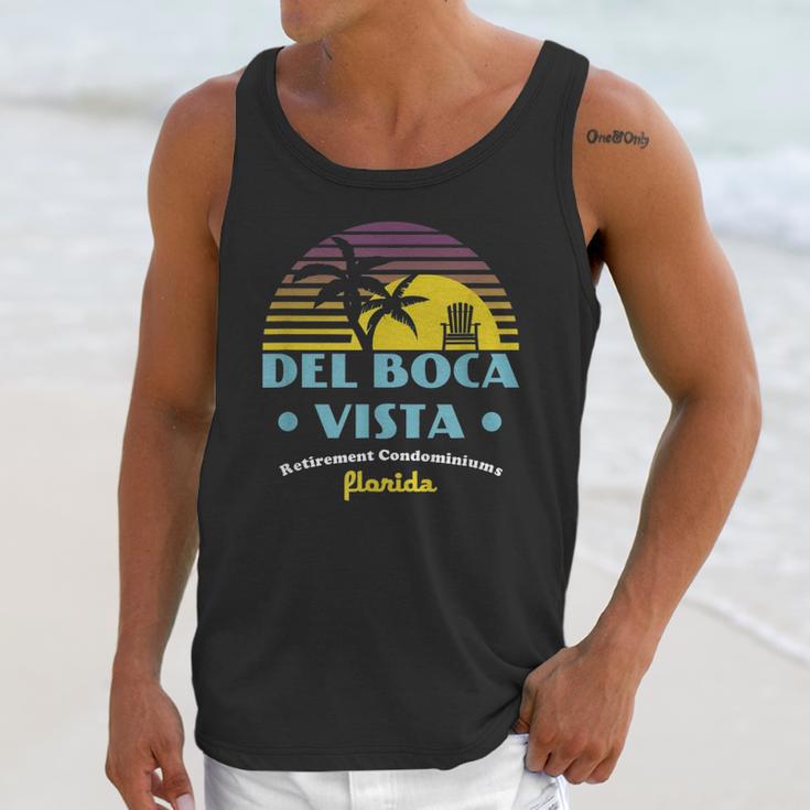 Del Boca Vista Retirement Community Vintage Unisex Tank Top Gifts for Her