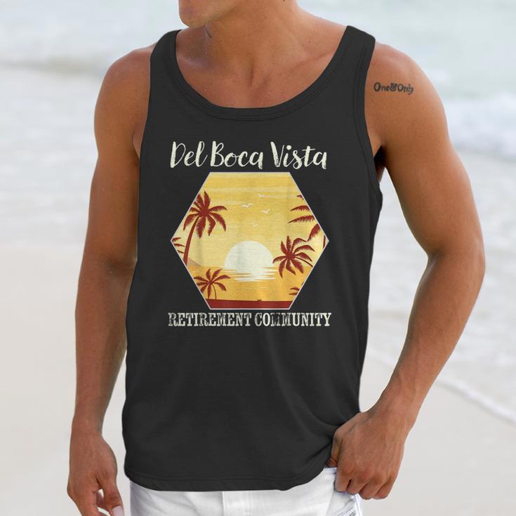 Del Boca Vista Retirement Florida Vintage Unisex Tank Top Gifts for Her