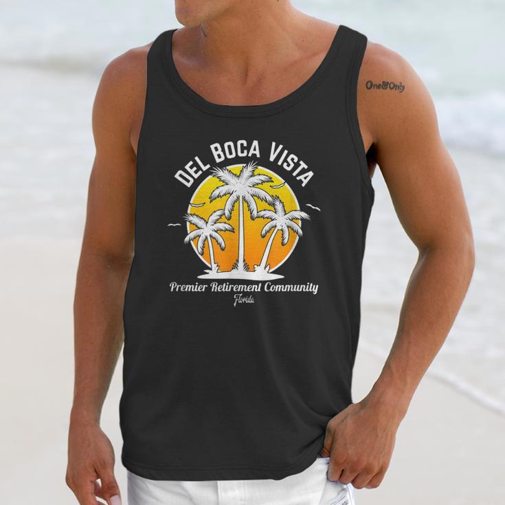 Del Boca Vista Retro Graphic Unisex Tank Top Gifts for Her