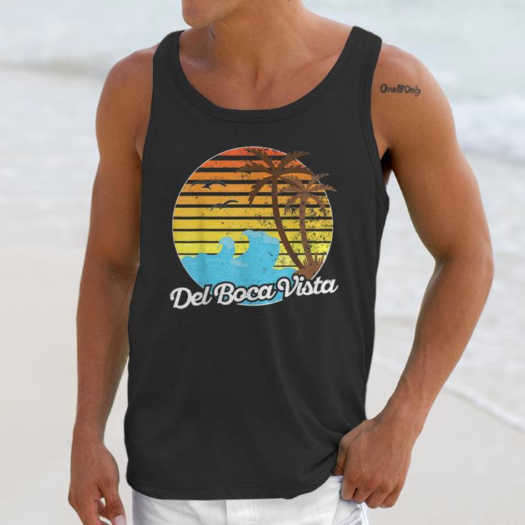 Del Boca Vista Vintage Retirement Unisex Tank Top Gifts for Her