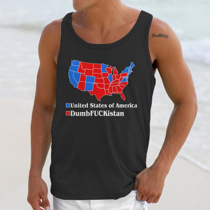 Democratic United States Of America Vs Dumfuckistan Resistance Resist Anti Trump Unisex Tank Top Gifts for Her